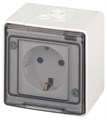 Розетка Эксперт 11-2502-01 2P+E IP55 шторки 16А-250В ОУ бел. Эра Б0063280 1871638 - фото 16674317