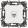 Розетка компьютерная 1-м Elegance 14-3107-01 RJ45 IP20 механизм бел. Эра Б0034302 1231967 - фото 16674349