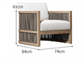 Современный минималистичный уличный стул ComfortA CMF0001326 - фото 16676254