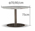 Современный стильный уличный стол ComfortA CMF0001371 - фото 16676395