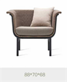 Скандинавское минималистичное уличное кресло ComfortA CMF0001374 - фото 16676508