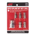 JTC-5365 - Набор бит 1/2" SPLINE с держателем М5-12 6 предметов JTC - 
В комплекте: М5, М6, М8, М10, М12.
Материал: S2.
Размер: 30 мм JTC-5365 - фото 16684764