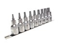 JTC-H409T - Набор бит-головок 1/2" TORX T20-T60 9 предметов JTC -  
В комплекте: Т20, Т25, Т27, Т30, Т40, Т45, Т50, Т55, Т60. 
Общее количество: 9 шт. 
Материал: высококачественная хром-ванадиевая сталь. 
Габаритные размеры: 330/110/25 мм. (Д/Ш/В)  
 JTC-H409T - фото 16684800