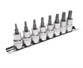 JTC-H308T - Набор бит-головок 3/8" TORX T15-T50 8 предметов JTC - 
В комплекте: T15, T20, T25, T27, T30, T40, T45, T50.
Габаритные размеры: 270/120/30 мм. (Д/Ш/В)
Вес: 400 гр. JTC-H308T - фото 16684811