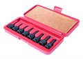JTC-J408T - Набор головок торцевых 1/2" TORX (Т25-Т60) ударных L=60мм 8 предметов в кейсе JTC - 
	В комплекте:
		
			8 шт. - Т-25, 27, 30, 40, 45, 50, 55, 60. Под ключ 1/2".
		
	
	Материал: SNCM 8660.
	Длина: 78 мм.
	Упаковка: прочный пластиковый  JTC-J408T - фото 16684894