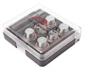 JTC-7831 - Адаптер 1/4"х3/8" (6.35мм) карданный под шуруповерт JTC - 
Материал: хром-молибденовая сталь.
Подходит для большинства беспроводных электроинструментов.
Универсальный шарнирный механизм обеспечивает работу в 30 направлениях.
Посадочный квадрат: JTC-7831 - фото 16685946