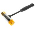 JTC-533108 - Молоток 89х250мм двухсторонний пластиковый боек JTC - 
Металлическая рукоятка.
Материал: медь/полимер surlyn.
Размер головки: 25-27 мм.
Длина: 89 х 250 мм. JTC-533108 - фото 16687159