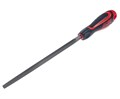 JTC-K8054S - Напильник квадратный 200мм №4 60 HRC JTC - Квадратный напильник JTC-K8054S с  гладкими зубьями имеет длину в 200 мм и прорезиненную анатомическую рукоятку с отверстием для подвешивания инструмента. JTC-K8054S - фото 16687301
