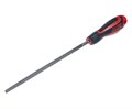 JTC-K8055R - Напильник круглый 200мм №2 60 HRC JTC - Круглый напильник JTC-K8055R с  грубыми зубьями имеет длину в 200 мм и прорезиненную анатомическую рукоятку с отверстием для подвешивания инструмента. JTC-K8055R - фото 16687315