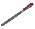 JTC-K8055H - Напильник полукруглый 200мм №2 60 HRC JTC - Полукруглый напильник JTC-K8055H с  грубыми зубьями имеет длину в 200 мм и прорезиненную анатомическую рукоятку с отверстием для подвешивания инструмента. JTC-K8055H - фото 16687357