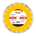 Диск алмазный отрезной сегментный 230х22.2х2.4х10мм Kranz KR-90-0105 1544385 - фото 16690805