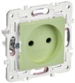 Розетка SKANDY 10А без заземл. защ. шторки SK-R01G мятный IEK SK-R13-10-K06 1835903 - фото 16690862