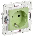 Розетка SKANDY 16А с заземл. защ. шторки SK-R04G мятный IEK SK-R14-16-K06 1836013 - фото 16691222