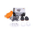 Комплект для защиты дыхания J-SET 5500Р: полумаска, фильтры, предфильтры, держатели 5500Р(К)-M - фото 16697922