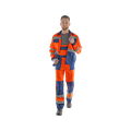 Костюм рабочий Треккер, куртка+полукомбинезон, оранж+синий 75947 - фото 16701240