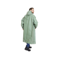 Плащ ОЗК влагозащитный из ткани бцк зеленый, с капюшоном, для мужчин и женщин 00010007259 - фото 16703849