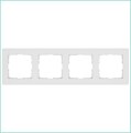 Рамка 4-м G-Flex бел. глянцевый Jasmart G1104W 1945090 - фото 16704176