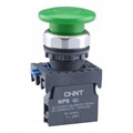 Кнопка "Грибок" NP8-11M/13 d40мм 1НО+1НЗ IP65 с самовозвратом зел. (R) CHINT 667264 1612104 - фото 16704207