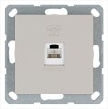 Розетка телефонная 1-м RJ11 механизм тауп JasmartG6101T 1945207 - фото 16704279