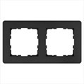 Рамка 2-м G-Flex антрацит Jasmart G1102B 1945043 - фото 16704284