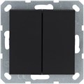 Выключатель 2-кл. 10А IP20 механизм черн. матовый soft touch Jasmart G3023PB 1944934 - фото 16704394