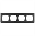 Рамка 4-м G-Flex антрацит Jasmart G1104B 1945089 - фото 16704399