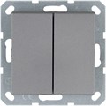 Выключатель 2-кл. 10А IP20 механизм алюм. Jasmart G3023S 1944929 - фото 16704517
