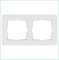 Рамка 2-м G-Flex бел. глянцевый Jasmart G1102W 1945044 - фото 16704526
