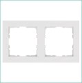 Рамка 2-м G-Classic бел. глянцевый Jasmart G1002W 1945038 - фото 16704536