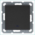 Выключатель 1-кл. 10А IP20 с подсветкой механизм антрацит Jasmart G3011NB 1944924 - фото 16704646