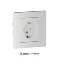 Розетка AtlasDesign Smart 16А L+N с заземл. защ. шторки Zigbee механизм бел. SE ATN000145Z 1955215 - фото 16704732