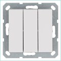 Выключатель 3-кл. 10А IP20 механизм бел. глянцевый Jasmart G3031W 1944943 - фото 16704742