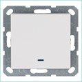 Выключатель 1-кл. 10А IP20 с подсветкой механизм бел. глянцевый Jasmart G3011NW 1944925 - фото 16704852