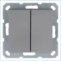 Переключатель проходной 2-кл. 10А IP20 механизм алюм. Jasmart G3022S 1945007 - фото 16704864