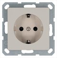 Розетка 1-м Shuko 16А IP20 с заземл. защ. шторки механизм тауп Jasmart G5501T 1945127 - фото 16704981