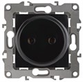 Розетка 1-м СП Эра12 12-2105-06 16А IP20 16AX 250В 2P механизм черн. Эра Б0018259 1193601 - фото 16705166