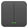 Выключатель 2-кл. ОП Blanca 10А IP20 (сх. 5) 250В с подсветкой с изолир. пластиной антрацит SE BLNVA105116 1210625 - фото 16705432