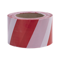 Лента для ограждения бело-красная 75 мм х 200 м 00010004496 - фото 16706752