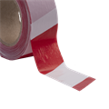 Лента для ограждения бело-красная 50 мм х 200 м 00010004494 - фото 16707018