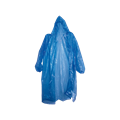 Плащ-дождевик влагозащитный из полиэтилена разных цветов с капюшоном для мужчин и женщин 00010008237 - фото 16707175