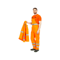 Костюм рабочий Дорожник, куртка+полукомбинезон, оранжевый 00010009858 - фото 16707528