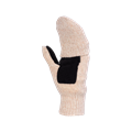 Перчатка-варежка полушерстяная утепленная, спилковая ладонь, арт.0331 00010011874 - фото 16707808