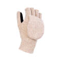 Перчатка-варежка полушерстяная утепленная, спилковая ладонь, арт.0331 00010011874 - фото 16707809