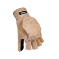 Перчатка-варежка полушерстяная утепленная, спилковая ладонь, арт.0331 00010011874 - фото 16707811