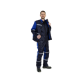 Костюм рабочий Автотехник, куртка+полукомбинезон, темно-синий+василек Кос112 - фото 16707947