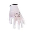 Перчатки нейлоновые с полиуретаном Manipula МикроПол MG-162 (TPU-13), арт.1407 белые 00501218673 - фото 16708454
