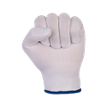 Перчатки нейлоновые Manipula Микрон MG-101 (TNY-24), арт.1405 белые 00501444819 - фото 16708462