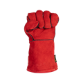 Краги спилковые сварщика пятипалые красные утепленные Трек-12, Fort 1013 00010014513 - фото 16708509