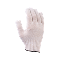 Перчатки х/б с ПВХ, 66гр,  7 класс, точка, арт. 0070Р, белые 00501165118 - фото 16709345