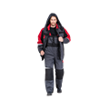 Костюм рабочий Фаворит-Мега утепленный, куртка+полукомбинезон, темно-серый+черный+красный 02494 - фото 16709904